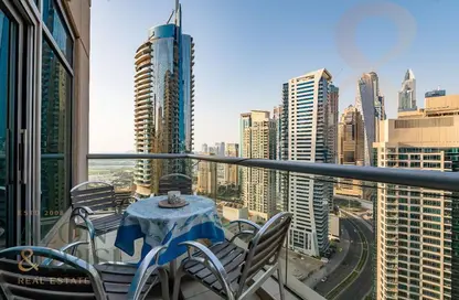 Apartment - 1 Bedroom - 2 Bathrooms for rent in Blakely Tower - Park Island - Dubai Marina - Dubai