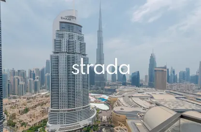 Apartment - 3 Bedrooms - 4 Bathrooms for rent in Boulevard Point - Downtown Dubai - Dubai