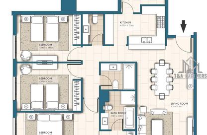 Whole Building - 3 - 4 for rent in Cheval Maison The Palm Dubai - Palm Jumeirah - Dubai