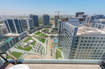 Apartment - Studio - 1 for rent in SOL Bay - Business Bay - Dubai