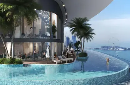 شقة - غرفة نوم - 2 حمامات للبيع في شوبا سي هيفين تاور آيه - شوبا سيهافن - دبي هاربور - دبي