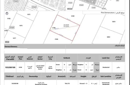 Land - Studio for sale in Al Jurf Industrial 3 - Al Jurf Industrial - Ajman
