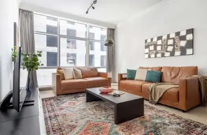 شقة - غرفة نوم - 2 حمامات للايجار في برج ماج 218 - دبي مارينا - دبي