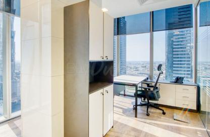 Office Space - Studio - 1 Bathroom for rent in The Prism - Business Bay - Dubai