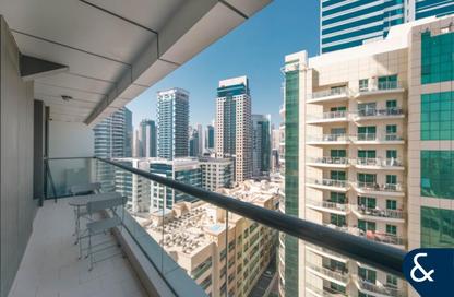 شقة - غرفة نوم - 1 حمام للايجار في برج إسكان - دبي مارينا - دبي