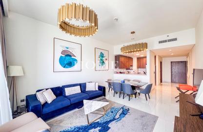 Apartment - 2 - 2 for rent in Palm View - Dubai Media City - Dubai