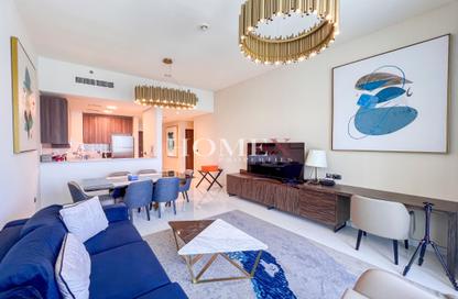 Apartment - 2 - 2 for rent in Palm View - Dubai Media City - Dubai