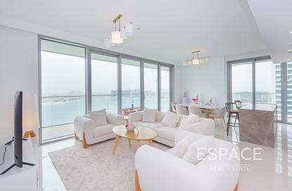 Apartment - 3 - 3 for rent in Beach Isle Tower 1 - Beach Isle - Emaar Beachfront - Dubai Harbour - Dubai