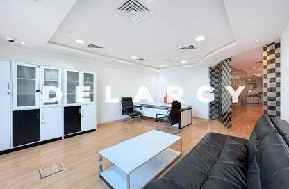 Office Space - Studio - 1 Bathroom for rent in Grosvenor Business Tower - Barsha Heights (Tecom) - Dubai