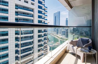 Apartment - 1 Bedroom - 1 Bathroom for rent in Escan Tower - Dubai Marina - Dubai
