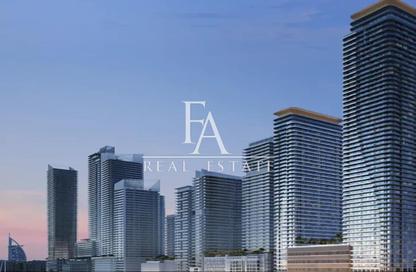 Apartment - 2 Bedrooms - 3 Bathrooms for sale in Seapoint Tower 1 - Seapoint - EMAAR Beachfront - Dubai Harbour - Dubai