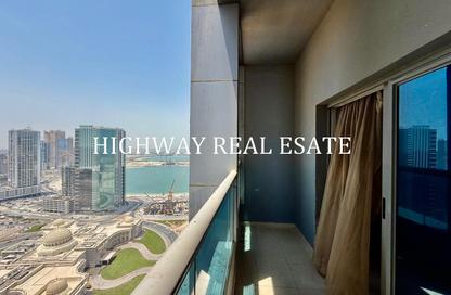 Apartment - 1 - 2 for rent in Palm Tower - Al Khan Lagoon - Al Khan - Sharjah