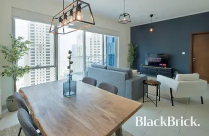 Apartment - 1 Bedroom - 2 Bathrooms for rent in Paloma Tower - Marina Promenade - Dubai Marina - Dubai