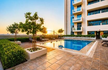 Apartment - Studio - 1 Bathroom for rent in Azizi Aura - Downtown Jebel Ali - Dubai