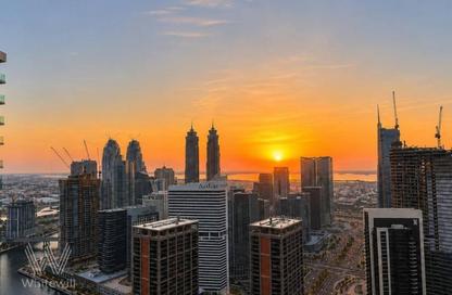 Apartment - Studio - 1 Bathroom for sale in Peninsula Four - Peninsula - Business Bay - Dubai