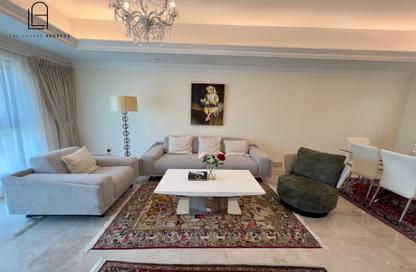 Apartment - 1 - 2 for rent in The Fairmont Palm Residence South - The Fairmont Palm Residences - Palm Jumeirah - Dubai
