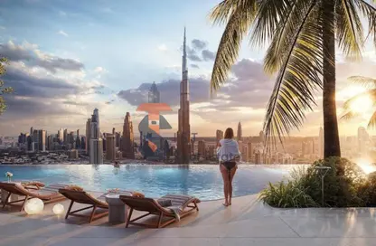 Apartment - 1 Bedroom - 2 Bathrooms for sale in Tiger Sky Tower - Business Bay - Dubai