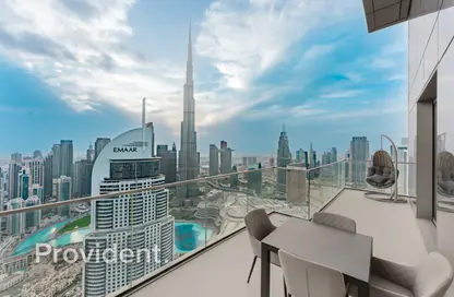 Penthouse - 3 Bedrooms - 5 Bathrooms for rent in Boulevard Point - Downtown Dubai - Dubai