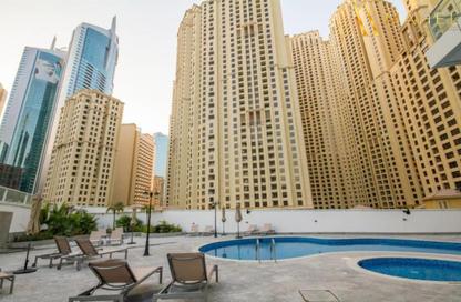 Apartment - 1 Bedroom - 2 Bathrooms for rent in Continental Tower - Dubai Marina - Dubai