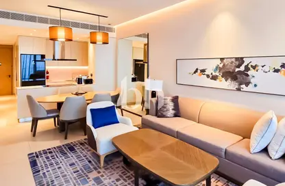 Apartment - 3 Bedrooms for rent in Jumeirah Gate Tower 2 - The Address Jumeirah Resort and Spa - Jumeirah Beach Residence - Dubai