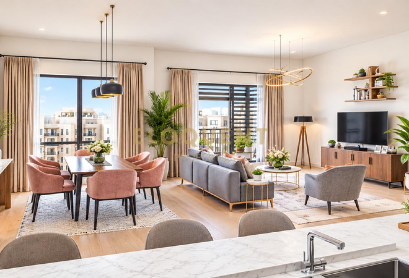 4 Bed + Maids | Burj View | Corner Unit photo 5