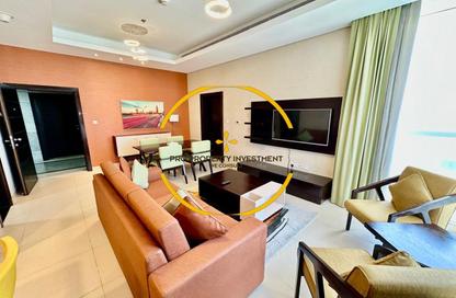 Apartment - 1 Bedroom - 2 Bathrooms for rent in Al Jowhara Tower - Corniche Road - Abu Dhabi