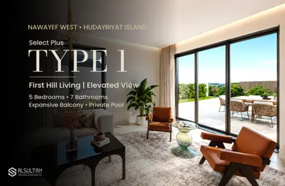 Villa - 5 Bedrooms - 7 Bathrooms for sale in Nawayef West - Al Hudayriat Island - Abu Dhabi Villa - 5 Bedrooms - 7 Bathrooms for sale in Nawayef West - Al Hudayriat Island - Abu Dhabi