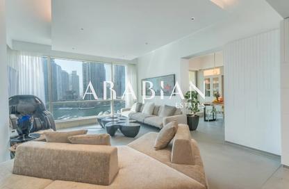 Apartment - 3 Bedrooms - 4 Bathrooms for rent in Al Mass Tower - Dubai Marina Towers - Dubai Marina - Dubai
