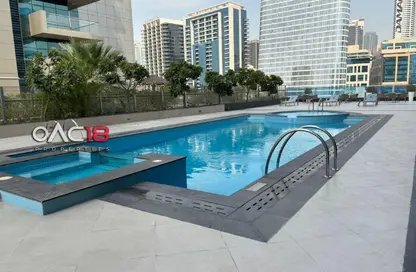 Apartment - 1 Bathroom for rent in Waves Tower - Business Bay - Dubai