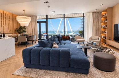 Apartment - 3 - 4 for rent in Bluewaters Residences Building 4 - Bluewaters Residences - Bluewaters - Dubai