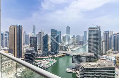 شقة - غرفة نوم - 2 حمامات للبيع في باي سنترال غرب - باي سنترال - دبي مارينا - دبي