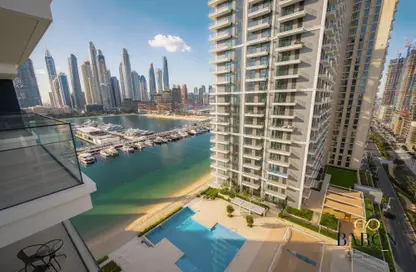 Apartment - 2 Bedrooms - 3 Bathrooms for rent in Beach Mansion Tower 2 - Beach Mansion - EMAAR Beachfront - Dubai Harbour - Dubai