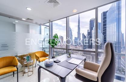 Office Space - Studio - 1 Bathroom for rent in South Tower - Emirates Financial Towers - DIFC - Dubai