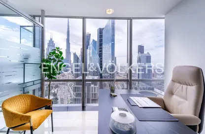Office Space - Studio - 1 Bathroom for rent in South Tower - Emirates Financial Towers - DIFC - Dubai