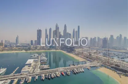 Apartment - 3 Bedrooms - 4 Bathrooms for rent in Marina Vista Tower 2 - Marina Vista - EMAAR Beachfront - Dubai Harbour - Dubai