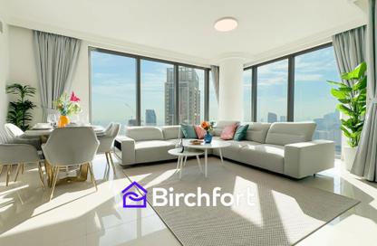 Apartment - 2 Bedrooms - 3 Bathrooms for rent in Boulevard Point - Downtown Dubai - Dubai