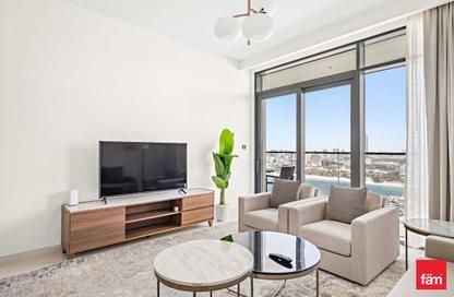 شقة - 2 غرف نوم - 2 حمامات للايجار في برج Marina Vista 1 - مارينا فيستا - إعمار بيتشفرونت - دبي هاربور - دبي