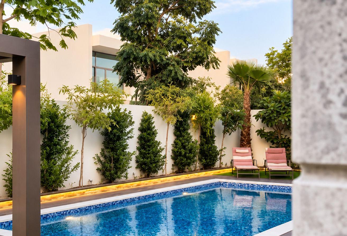 MBR City | 4BR Villa | Pool & Private Garden photo 15