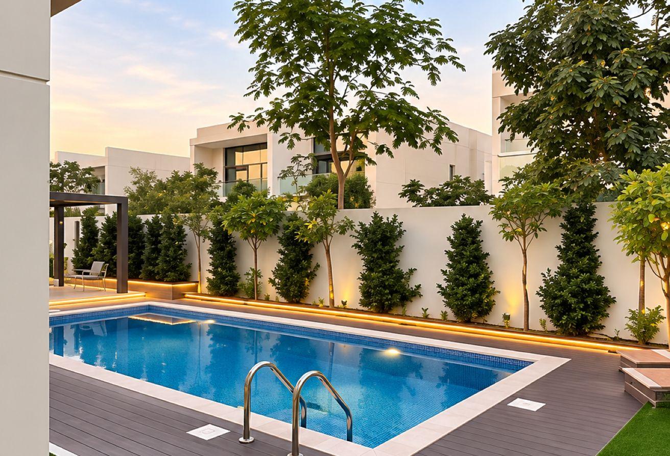 MBR City | 4BR Villa | Pool & Private Garden photo 13