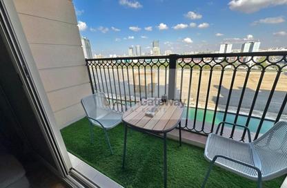 Apartment - 1 Bedroom - 2 Bathrooms for rent in Spanish Tower - Dubai Sports City - Dubai
