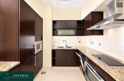 Apartment - 1 - 2 for rent in Sapphire - Tiara Residences - Palm Jumeirah - Dubai