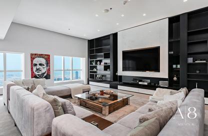 Apartment - 3 Bedrooms - 6 Bathrooms for rent in Elite Residence - Dubai Marina - Dubai