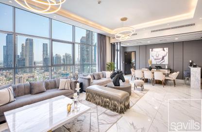 Apartment - 3 Bedrooms - 4 Bathrooms for rent in Bellevue Tower 1 - Bellevue Towers - Downtown Dubai - Dubai