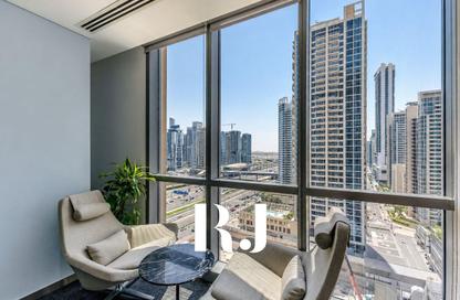 Office Space - Studio - 1 Bathroom for rent in Marina Plaza - Dubai Marina - Dubai