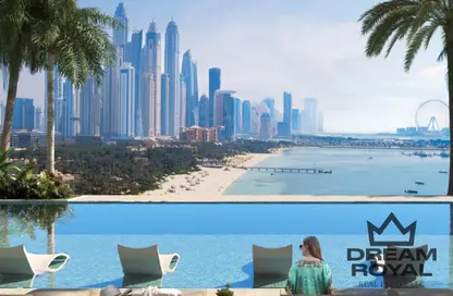 شقة - غرفة نوم - 1 حمام للبيع في أبراج بالم بيتش 2 - أبراج بالم بيتش - نخلة جميرا - دبي