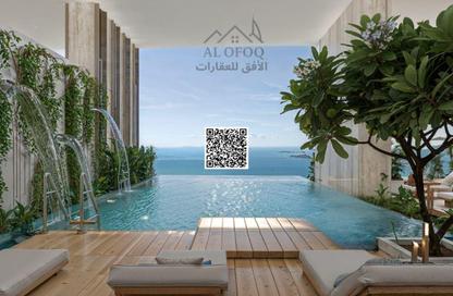 Apartment - 1 Bedroom - 2 Bathrooms for sale in Corniche Tower - Ajman Corniche Road - Ajman