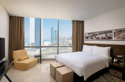 Apartment - 1 Bedroom - 1 Bathroom for rent in Conrad Abu Dhabi Etihad Towers - Etihad Towers - Corniche Road - Abu Dhabi