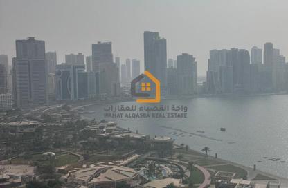 Office Space - Studio - 2 Bathrooms for rent in Al Majaz 2 - Al Majaz - Sharjah