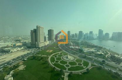 Office Space - Studio - 2 Bathrooms for rent in Al Majaz 2 - Al Majaz - Sharjah