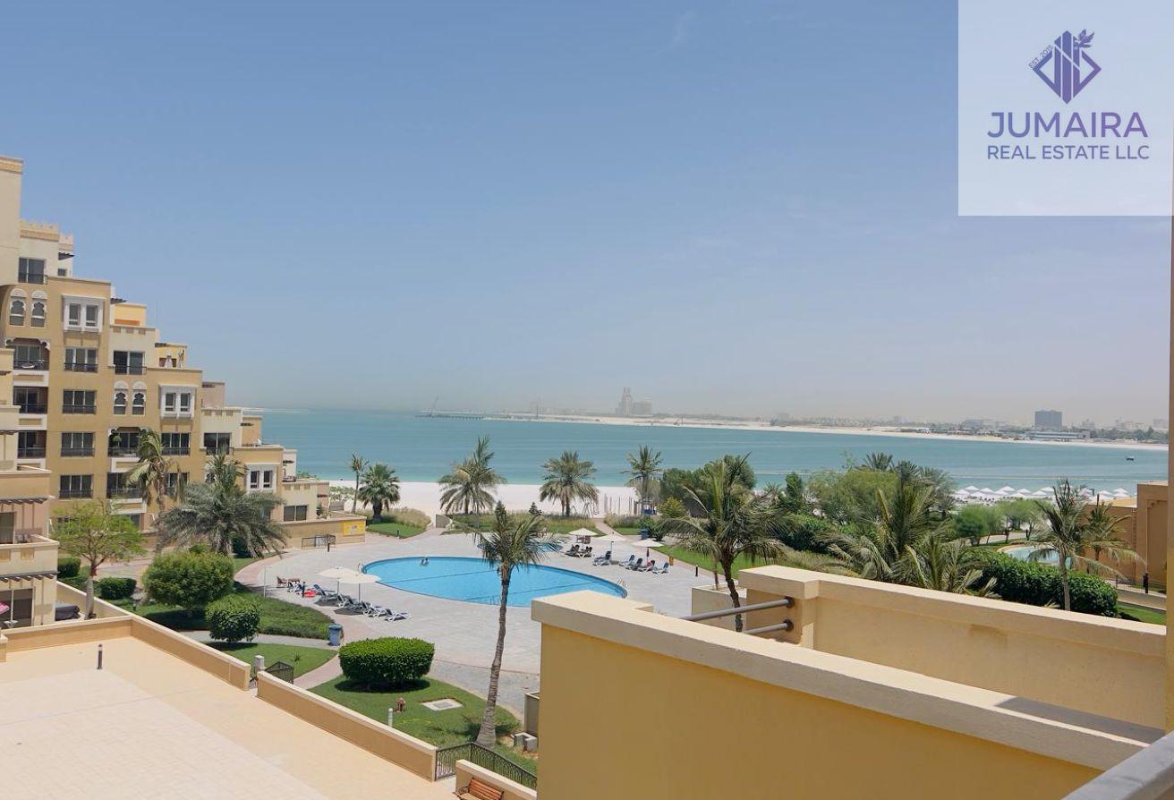 Stunning Pool-Sea View / 2BR with Maid Room / Sale